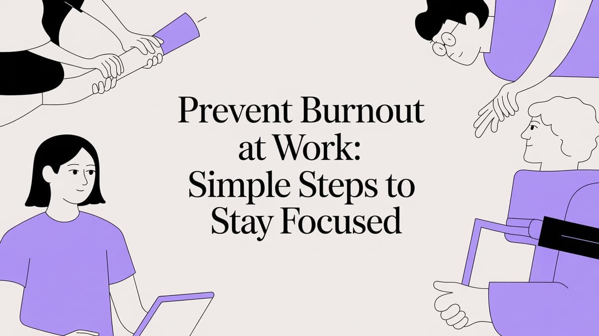 Prevent Burnout at Work: Simple Steps to Stay Focused