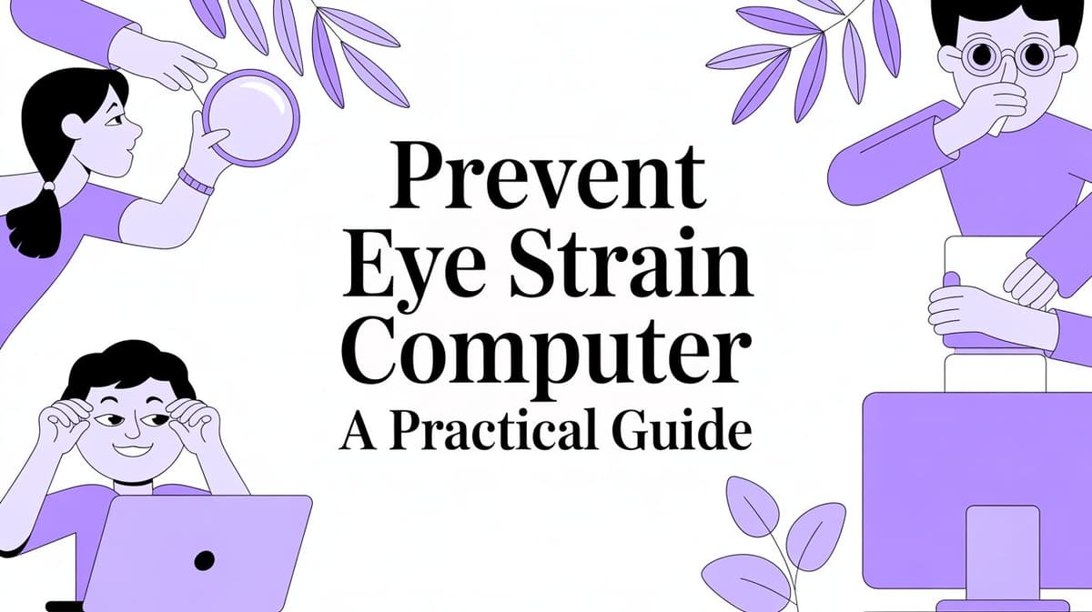 Prevent Eye Strain Computer A Practical Guide