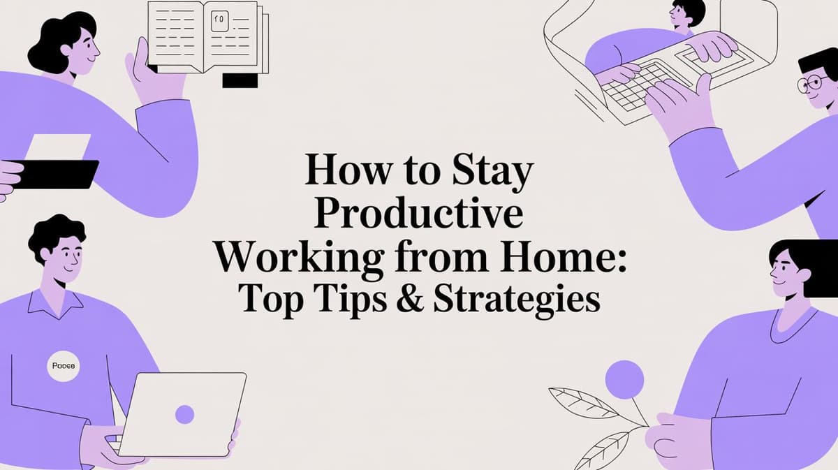 How to Stay Productive Working From Home: Top Tips & Strategies